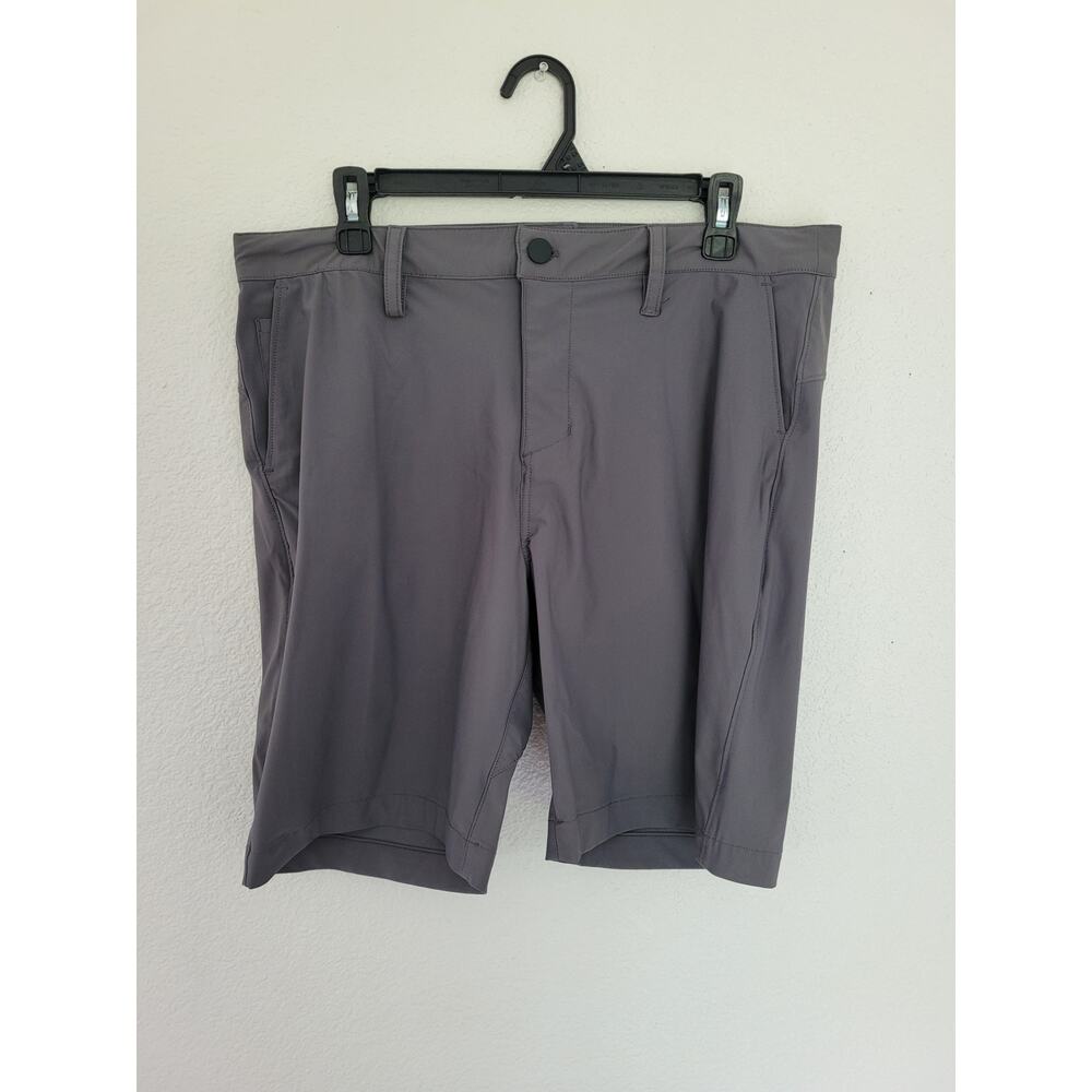 Zella Men's Gray Breathable‎ Golf Shorts 9" - Size 35 #P2